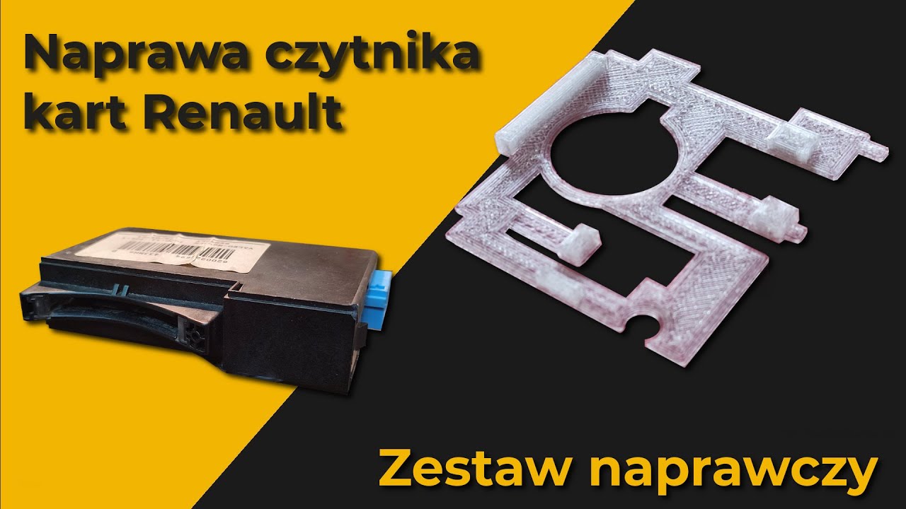 Naprawa czytnika kart Renault. Zestaw naprawczy.
