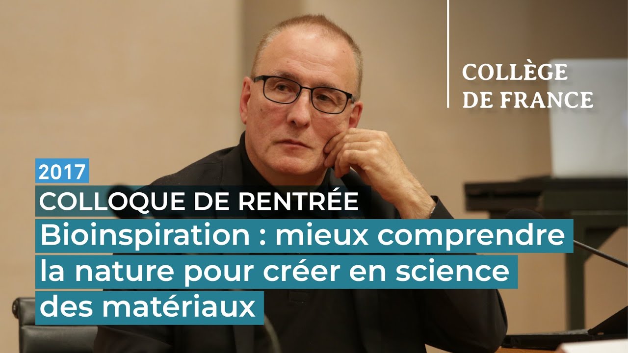 Bioinspiration : mieux comprendre la nature pour créer en science des matériaux - C. Sanchez