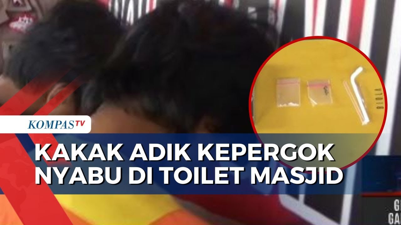 Kakak Beradik di Balikpapan Ditangkap Polisi Usai Kepergok Hisap Sabu di Toilet Masjid