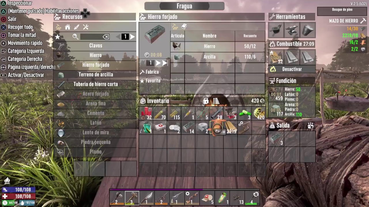 7 Days to die modo demente si muero toca empezar v.2.5#PS5#1