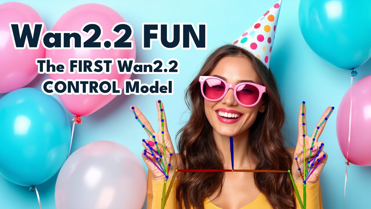 Wan2.2-Fun! FIRST Wan2.2 Control Video-2-Video AI Model