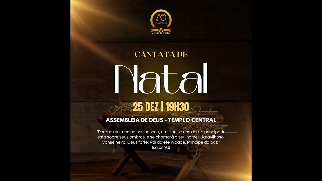 Cantata de Natal 2023 - Assembleia de Deus Prainha #adprainha #catatadenatal #pe&ccedil;ateatral #prainha