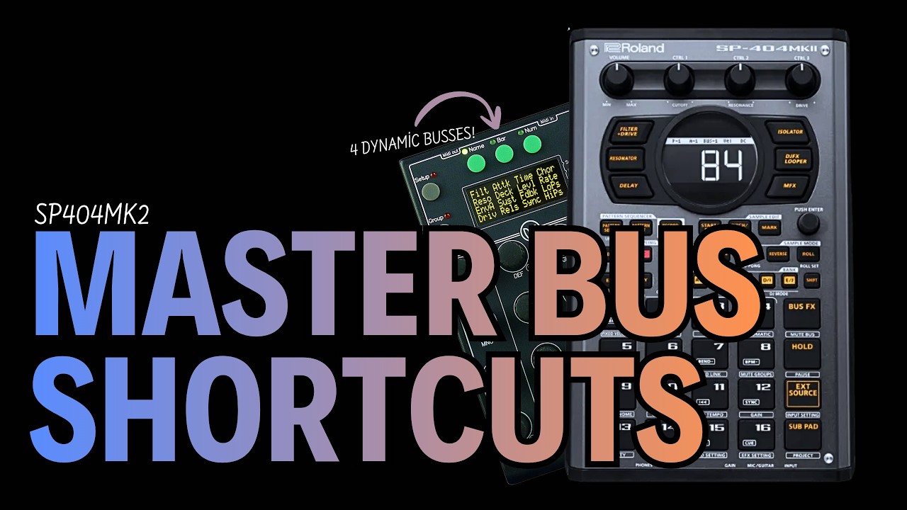 SP404MK2: MASTER BUS SHORTCUTS - #sp404mk2 #tutorial #dawless
