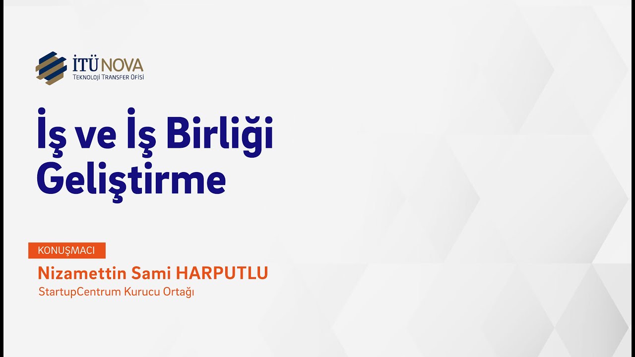 İş ve İş Birliği Geliştirme