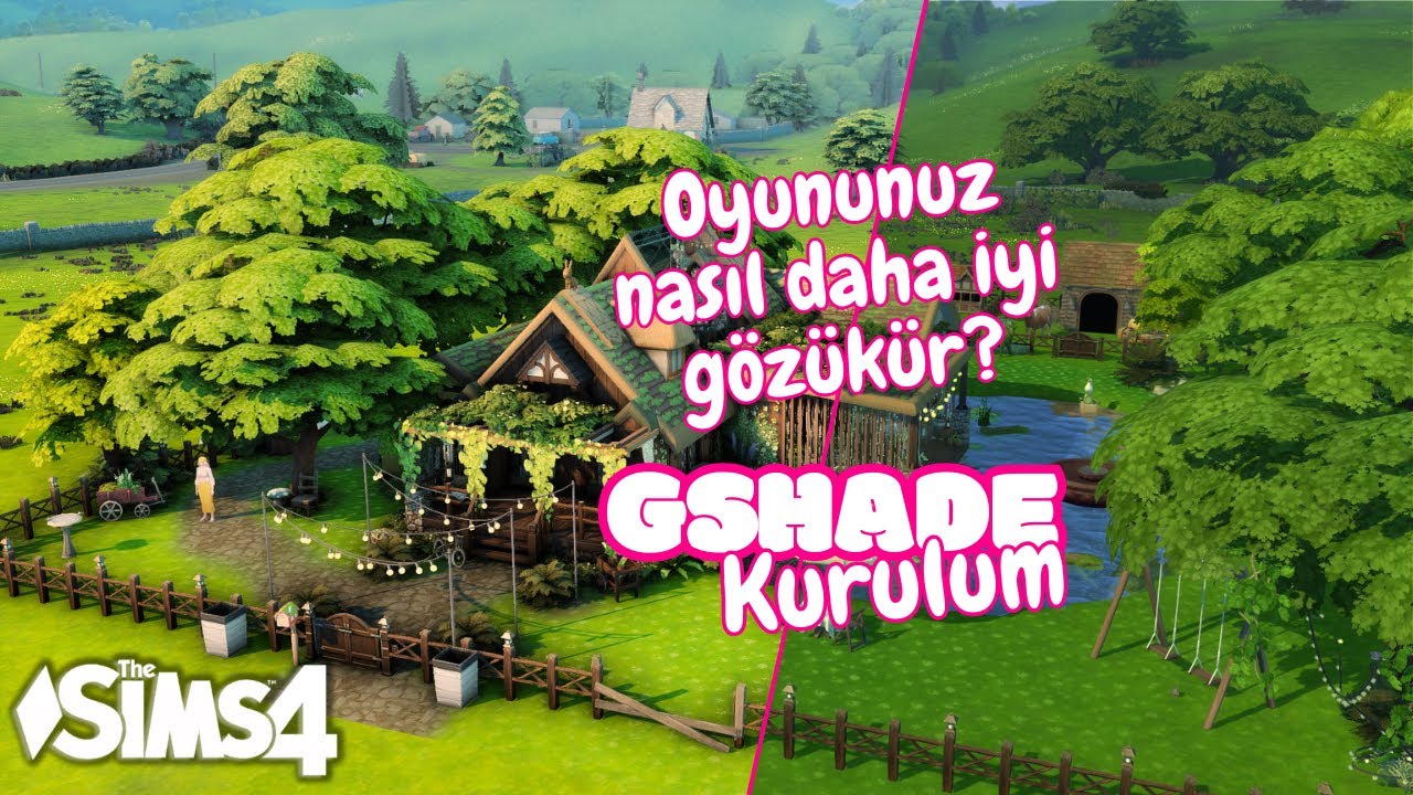 Oyununuz Nasıl Daha İyi Görünür? | GSHADE+KURULUM | The Sims 4
