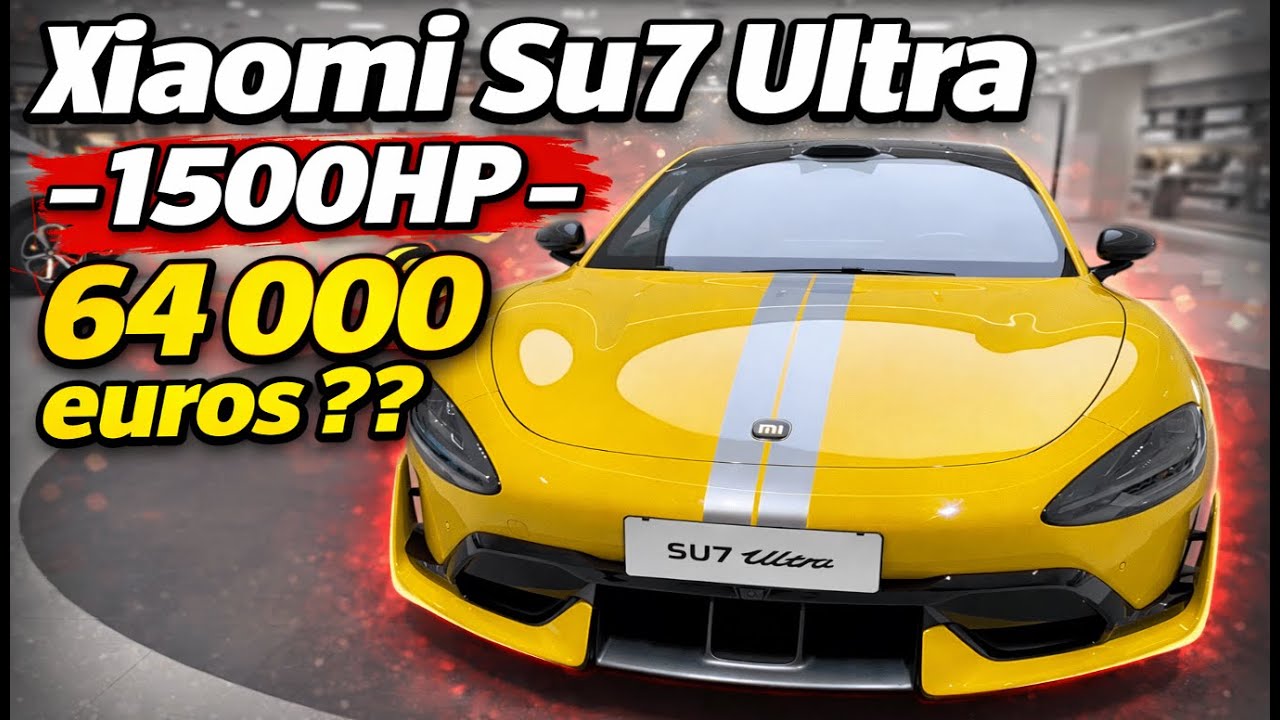 Xiaomi frappe fort avec ses SU7, SU7 Ultra & YU7 🤯⚡️