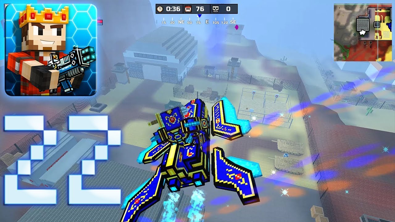Pixel Gun 3D - Battle Royale Gameplay Part 22 - Clan Leader Skin THE BEST