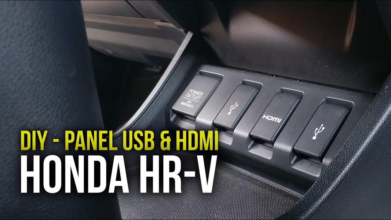 DIY - Panel USB & HDMI | Honda HR-V