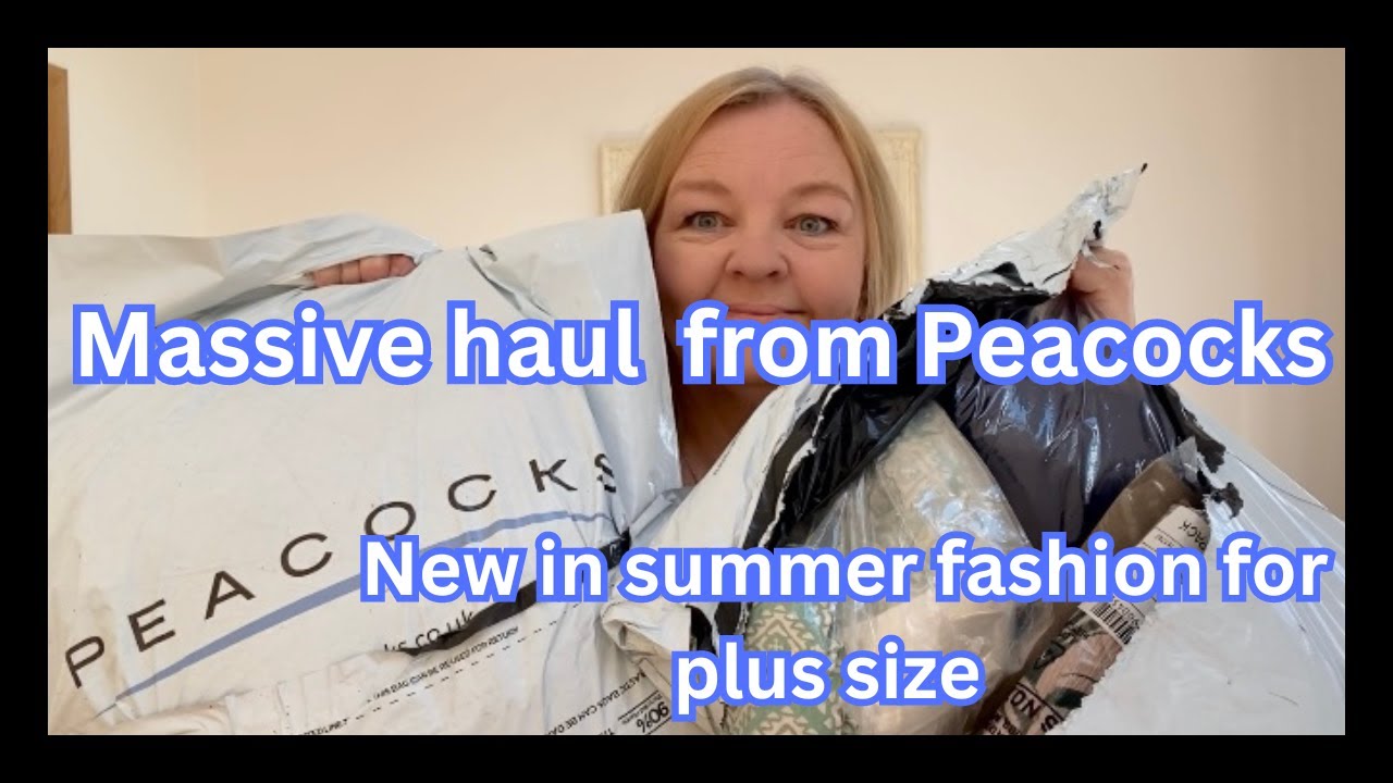 Massive Peacocks haul, PLUS SIZE 20, FASHION FOR 50, 60 and 70's.Skirt, culottes, tops and cardigans