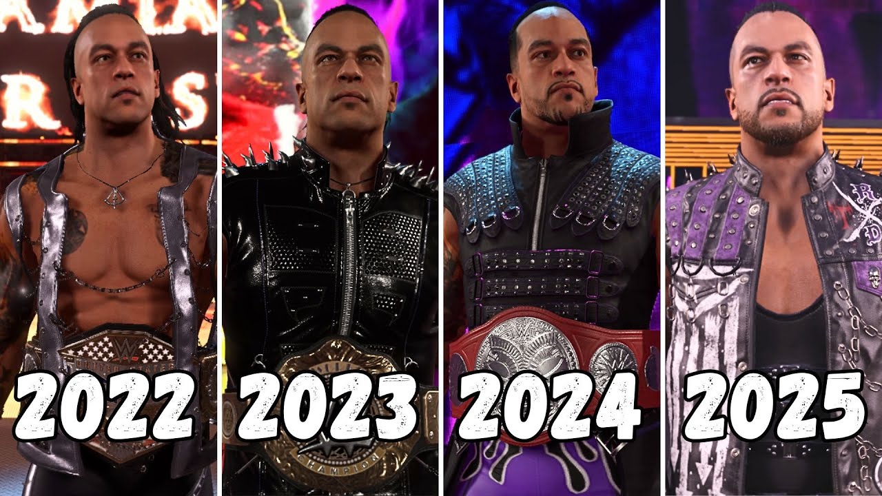 The Evolution of Damian Priest Entrances in WWE Games ! (2022-2025)
