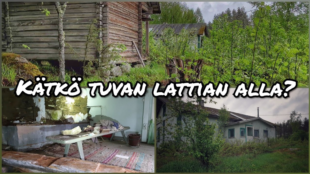 Vanha maatila syrjäseudulta. Paljon rakennuksia & mopo ladossa! 4k 60fps Vlog