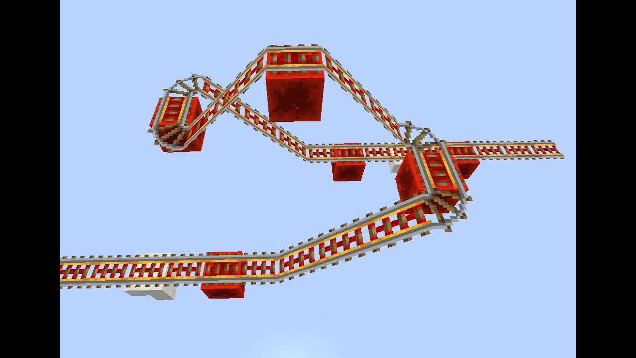 Infinite Rollercoaster in Minecraft