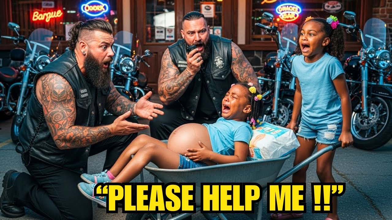 Little Girl Brings Twin Sister To The Biker “Daddy Did Something To Her” — Bikers Are Horrified