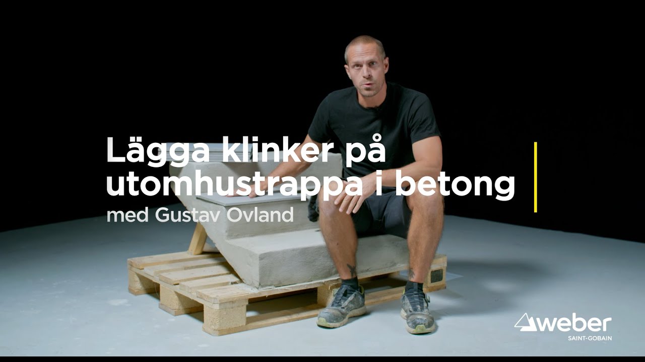 Snygg entrétrappa med klinker- så gör du!