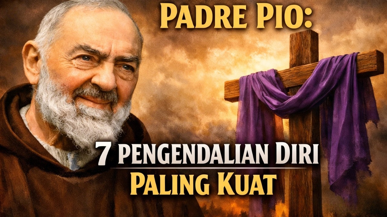 PADRE PIO MENGAJARKAN: 7 PENGENDALIAN DIRI YANG PALING KUAT DI MASA PRAPASKAH – JANGAN ABAIKAN!