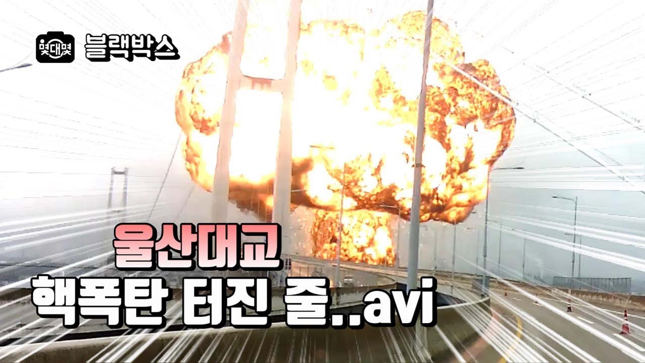 울산대교 핵폭탄 터진 줄..2019.10월 첫번째 [블박맛ZIP][몇대몇 블랙박스]