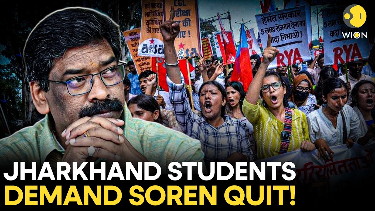 Jharkhand Protests: Students Demand CM's Resignation, Vow to Burn Soren & Rahul Gandhi Effigies