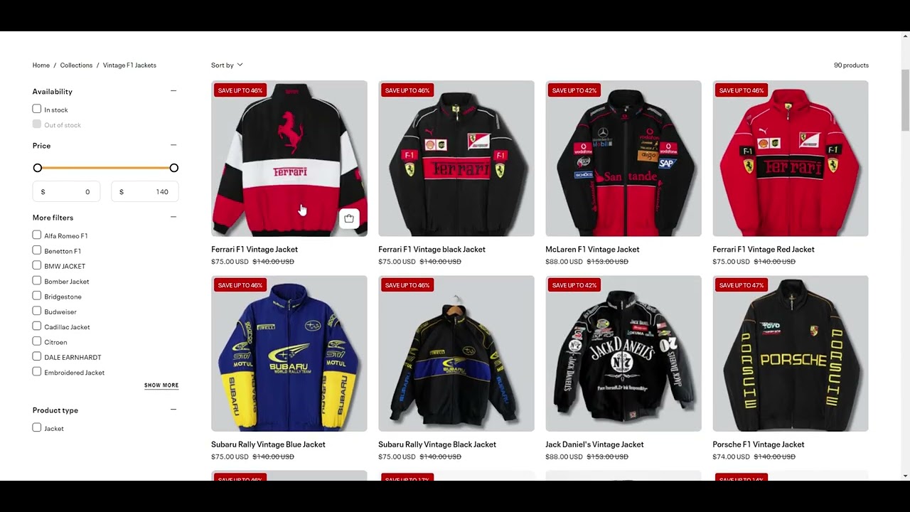 Unveiling the Iconic Vintage F1 Jacket | Exclusive Collection