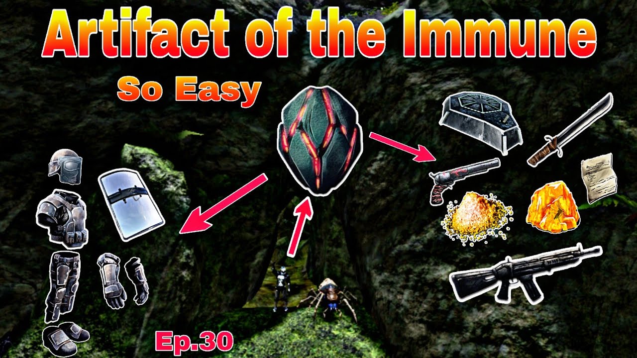 Easy way To Complete Swamp Cave / Artifact Of The Immune Ark Survival Evolved #.30