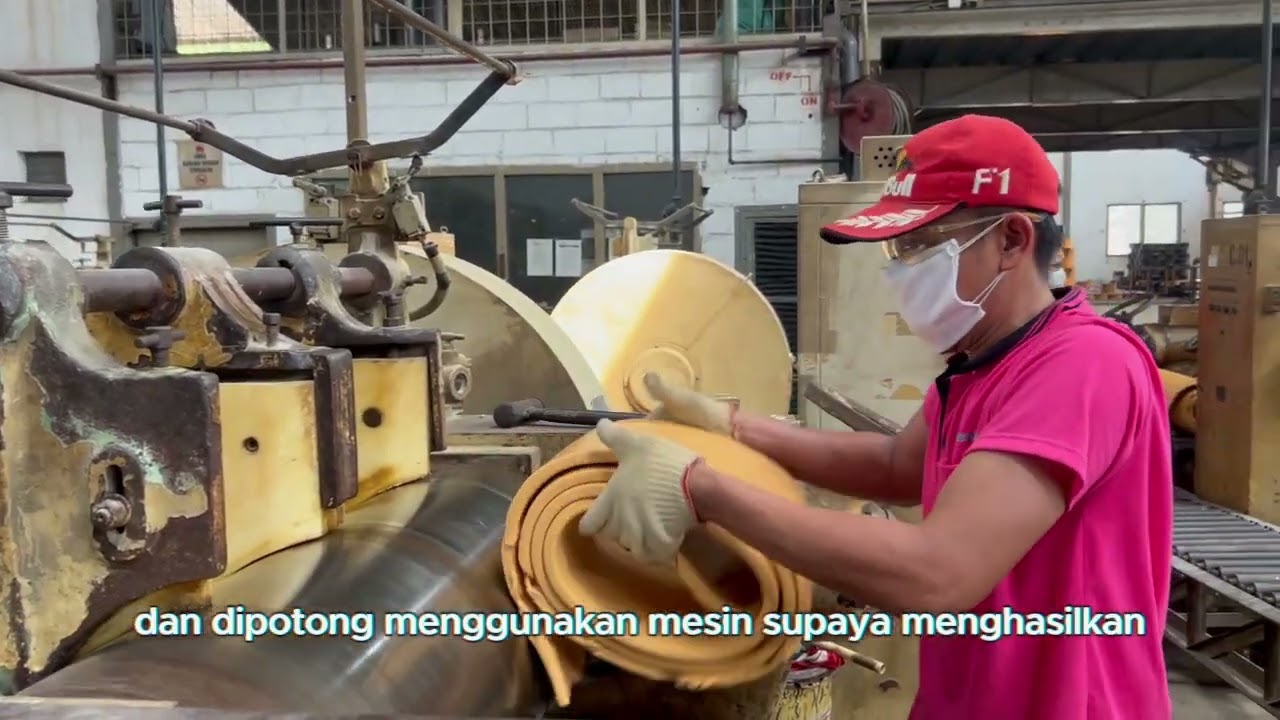 Proses Pembuatan Rubber Roll PT AGRINDO