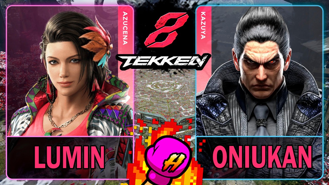 Tekken 8 Lumin (AZUCENA) VS Oniukan (KAZUYA)🥊 鉄拳8🥊4K 60ᶠᵖˢ🥊T8🥊TK8 #tekken