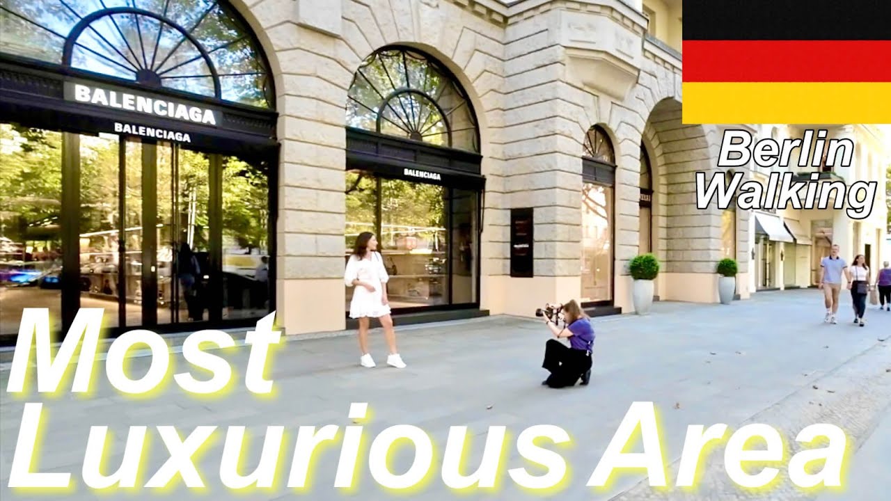 【Most Luxurious Area】Berlin Walking 2023 Summer ,Germany 🇩🇪 | 4k 60fps Kurfürstendamm
