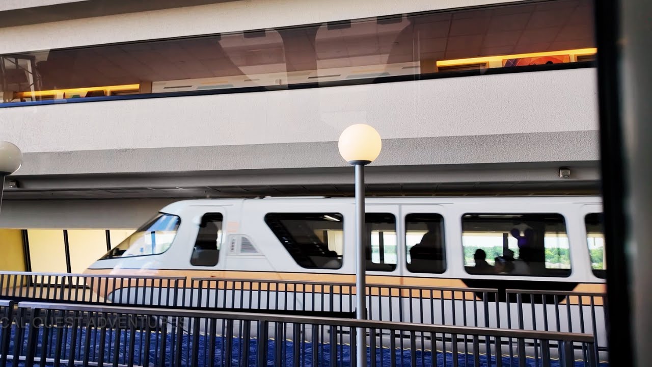 Express Monorail To Magic Kingdom | Walt Disney World Full Ride [4K60] ☀️ #disney