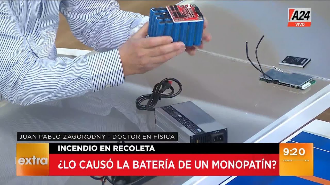 Así es una batería de litio y los peligros que puede provocar I A24