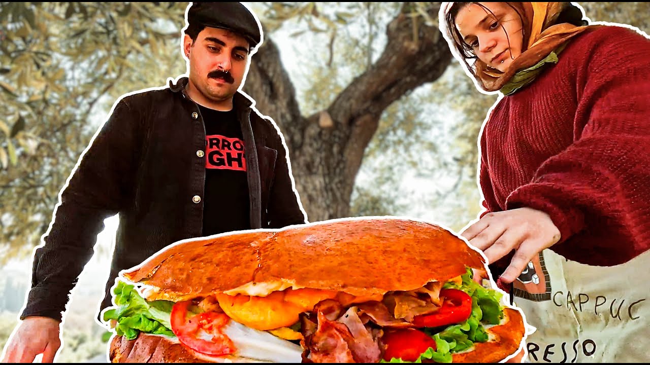 50cm Burger in Pelion Mountain