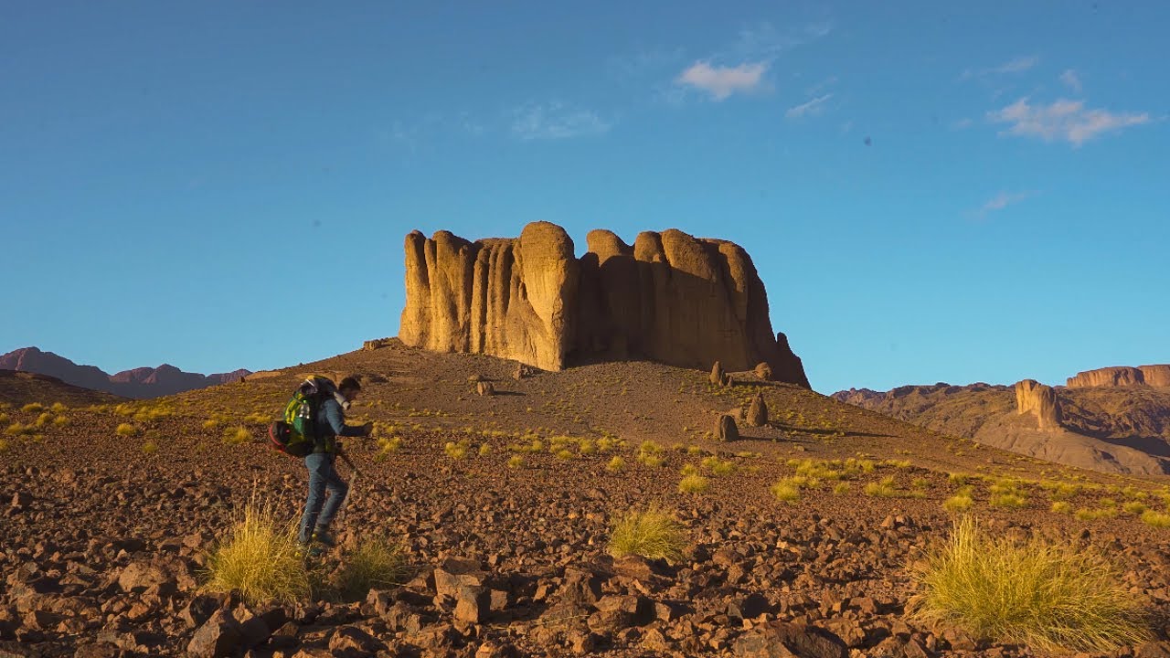 Hiking 100km JEBEL SAGHRO loop | MOROCCO 4K (no commentary)