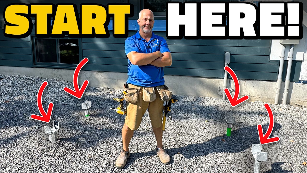 Build a Deck That Stays Flat, Level and Square (Do This First)