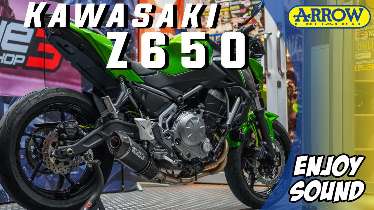 Arrow Exhaust: Kawasaki Z650 2018 | Thunder Dark Alumunium Full System