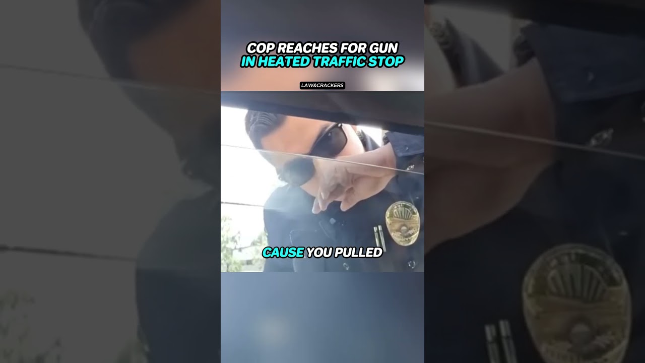 Cop Reaches for Gun in Heated Traffic Stop