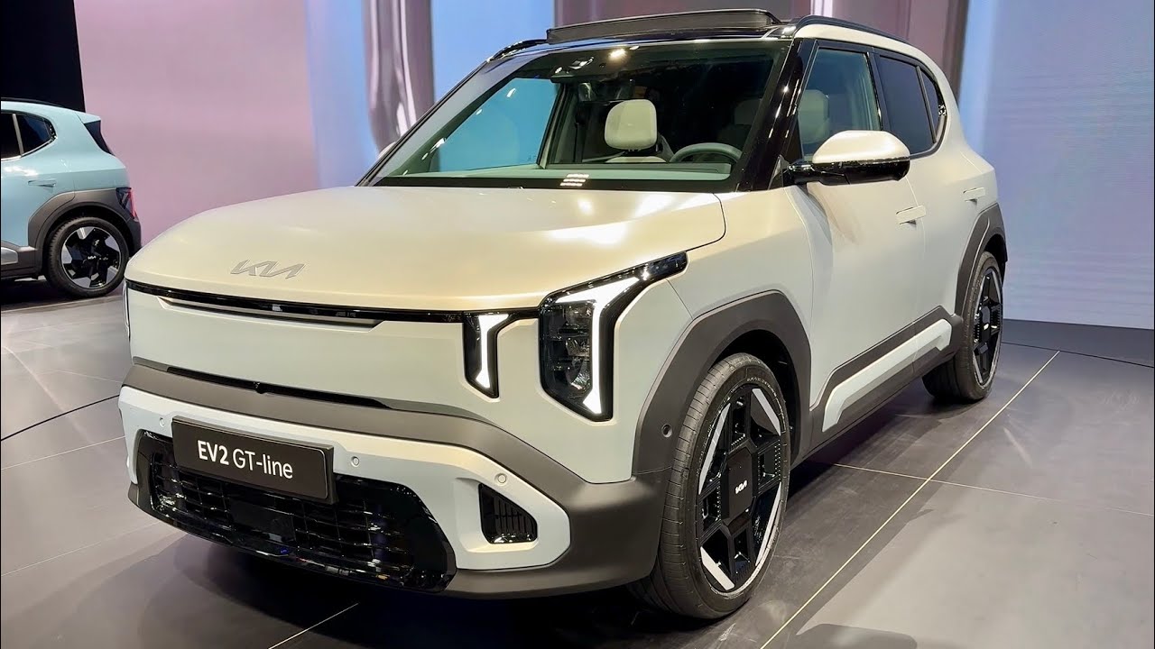 Новый KIA EV2 2026 &mdash; ПЕРВЫЙ ВЗГЛЯД И ВИЗУАЛЬНЫЙ ОБЗОР (GT-Line)