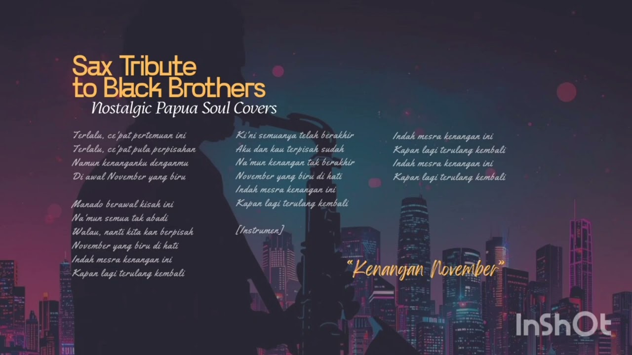 Sax Tribute to Black Brothers – Nostalgic Papua Soul Cover