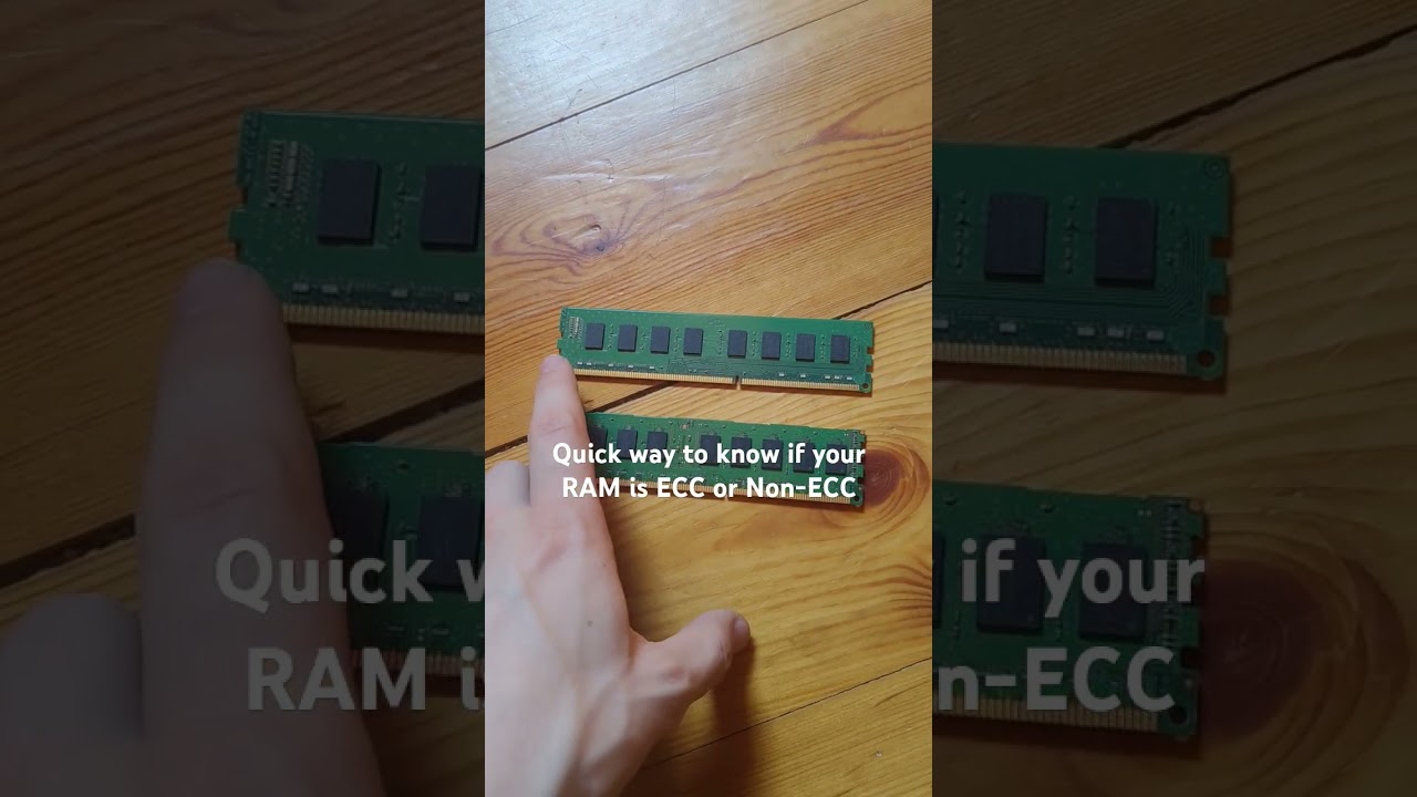 Quick way to tell if your RAM is ECC