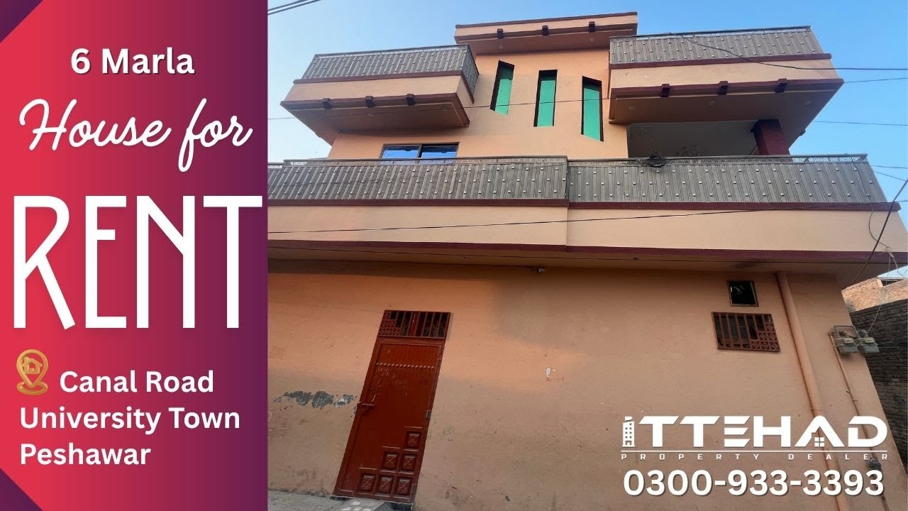 6 Marla House for Rent / Canal Road University Town Peshawar