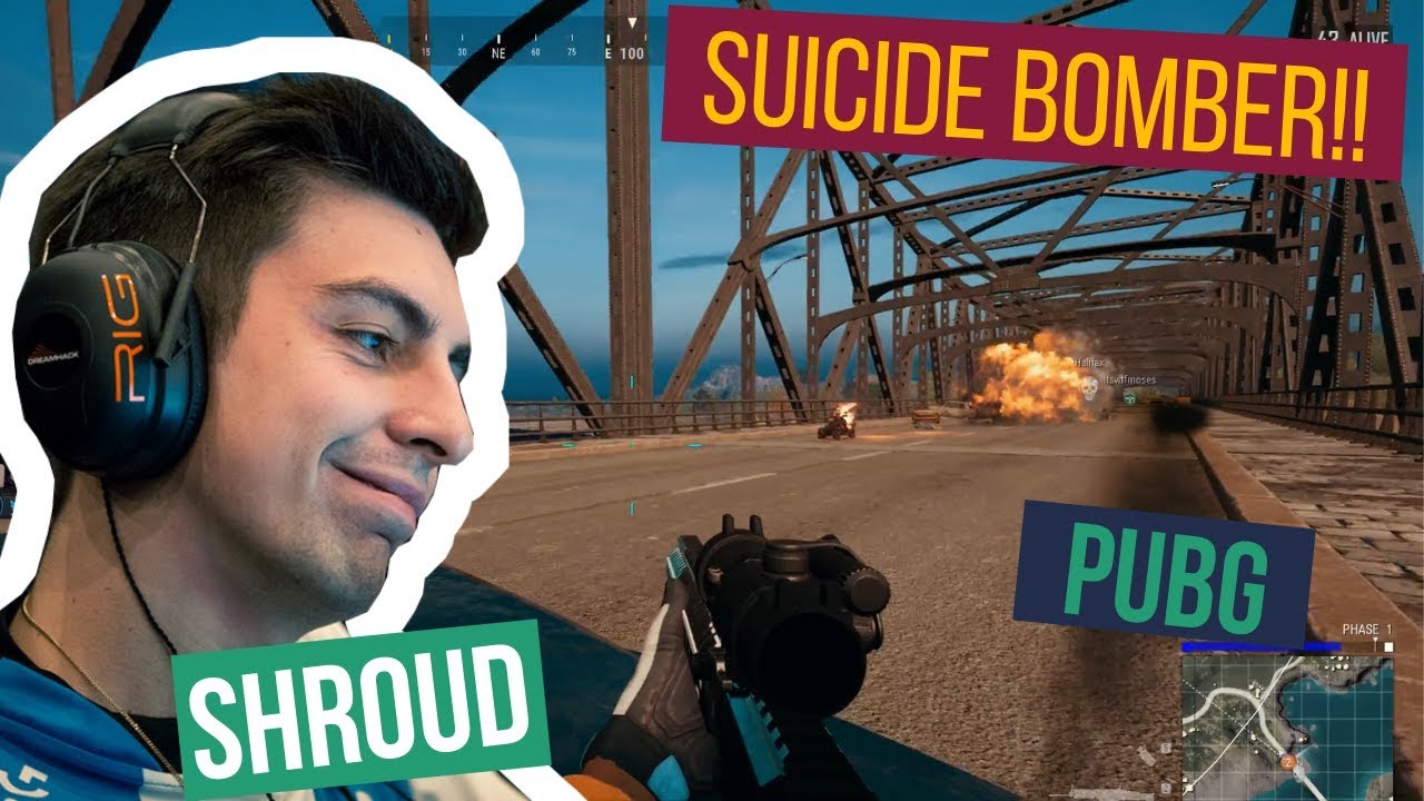 Shroud vs Suicide Bomber in PUBG | Zone