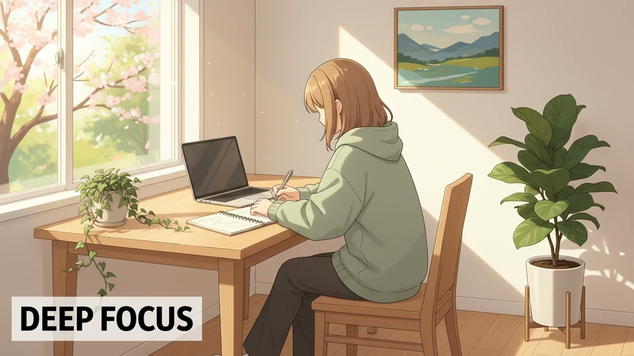 Deep Focus Piano Lofi for Work & Study | Distraction-Free, No Lyrics (63 Minutes)