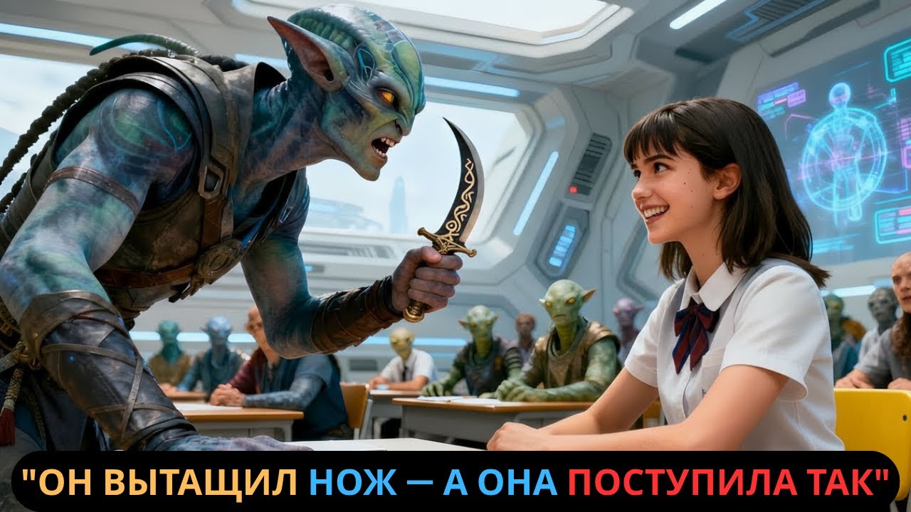 "Он Вытащил Нож В Классе — Она Улыбнулась И Преподала Урок, Который Никто Не Забудет" | HFY