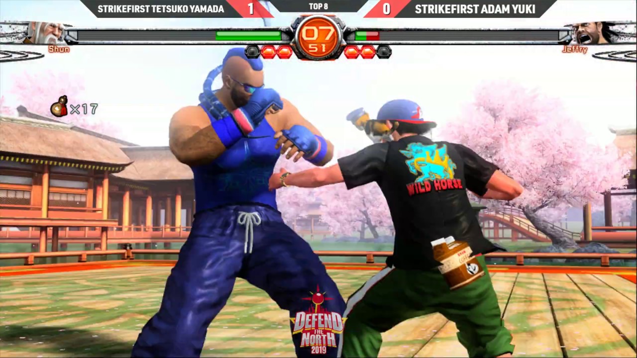 Virtua Fighter 5 TOP 8 - Adam Yuki (Eileen) vs. Tetsuko Yamada (Jeffry) @Defend the North 2019