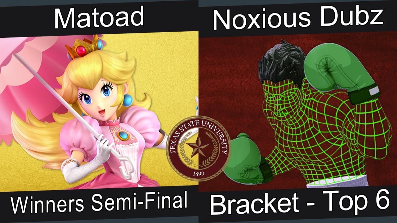 Matoad (Peach) vs Noxious Dubz (Little Mac) - Smash at George’s #79 Winners Semi-Final