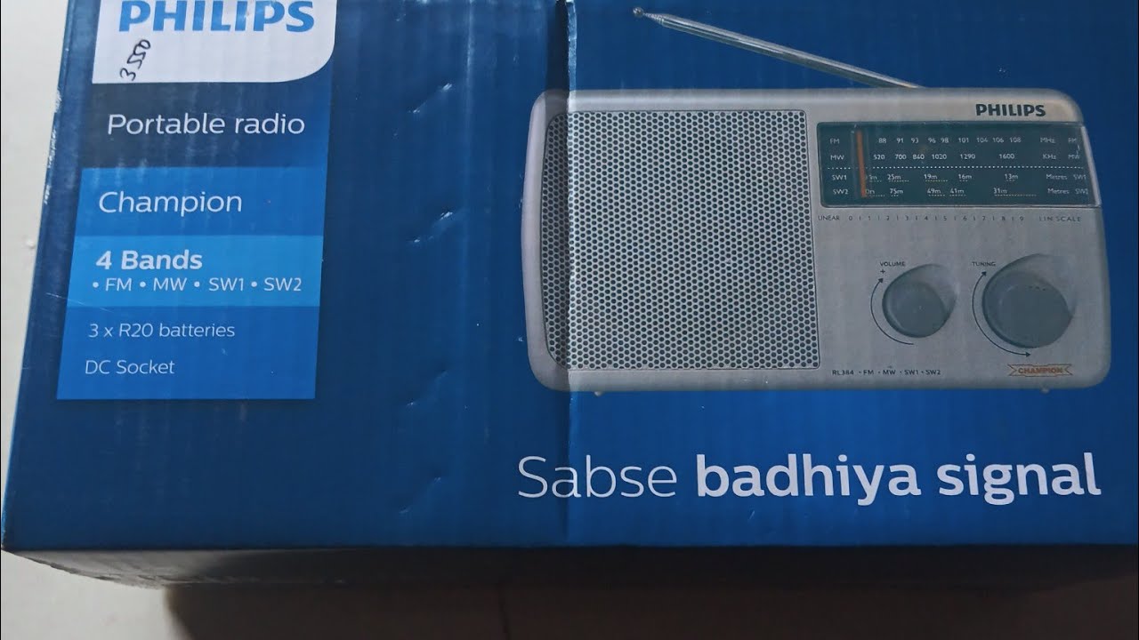 Philips champion RL 384 94 2024 best four band radio review