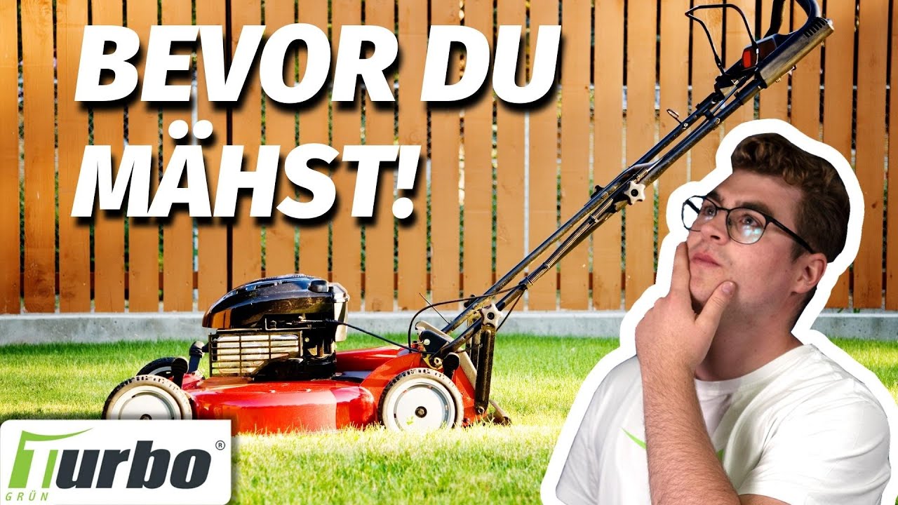 Rasen richtig MÄHEN 🌱 | Alles rund um's Rasenmähen im Frühjahr | Turbogrün