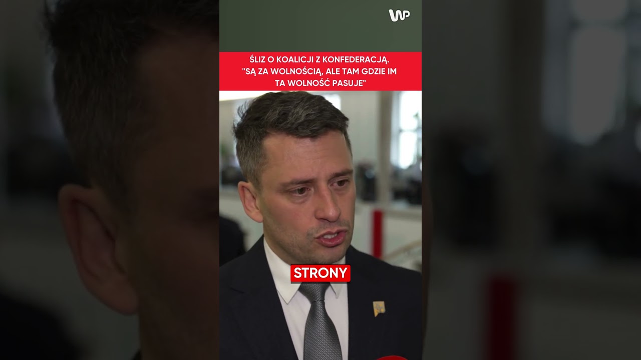 Śliz wyklucza sojusze z Konfederacją #polityka #sejm