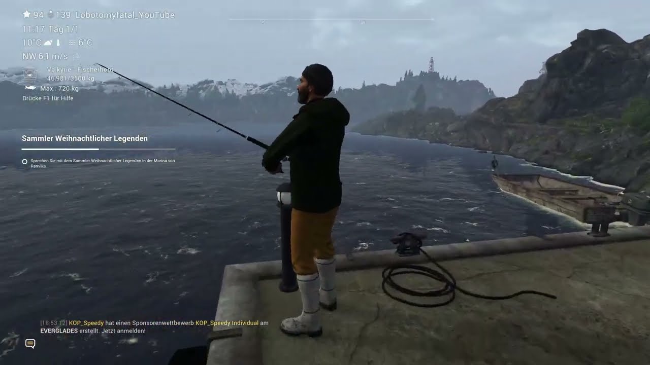 Fishing Planet Folge 1039 Skårland Fjord Weihnacht Mission Teil 1