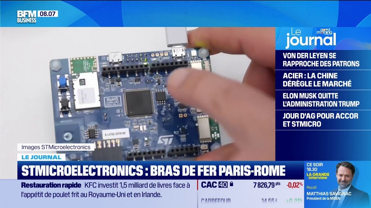 STMicroelectronics : bras de fer entre Paris et Rome