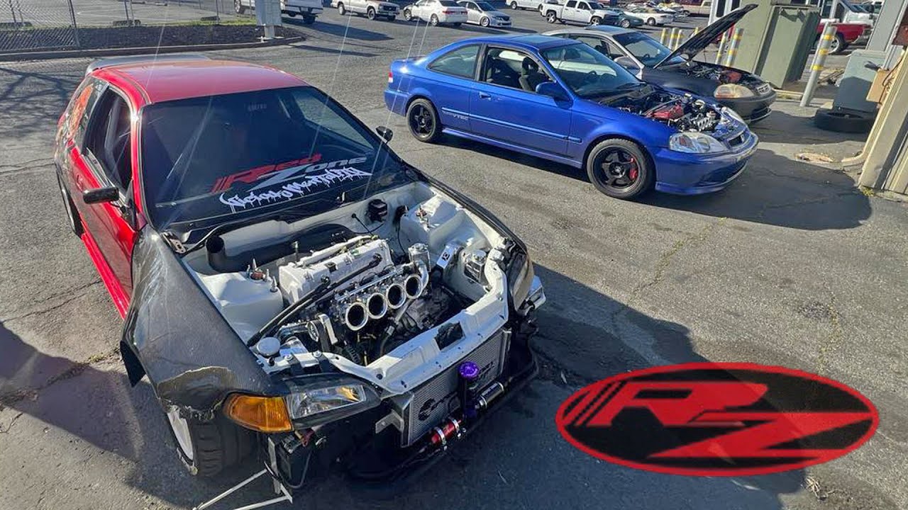 DYNO DAY at REDZONERACE ! K20/24 ITB EG | K20 ITB EM1 | B18C EJ8