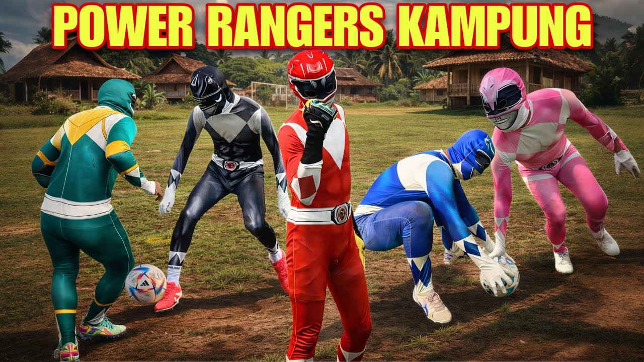DUEL POWER RANGERS SAAT PUASA😱 ENDINGNYA LARI KELILING KAMPUNG