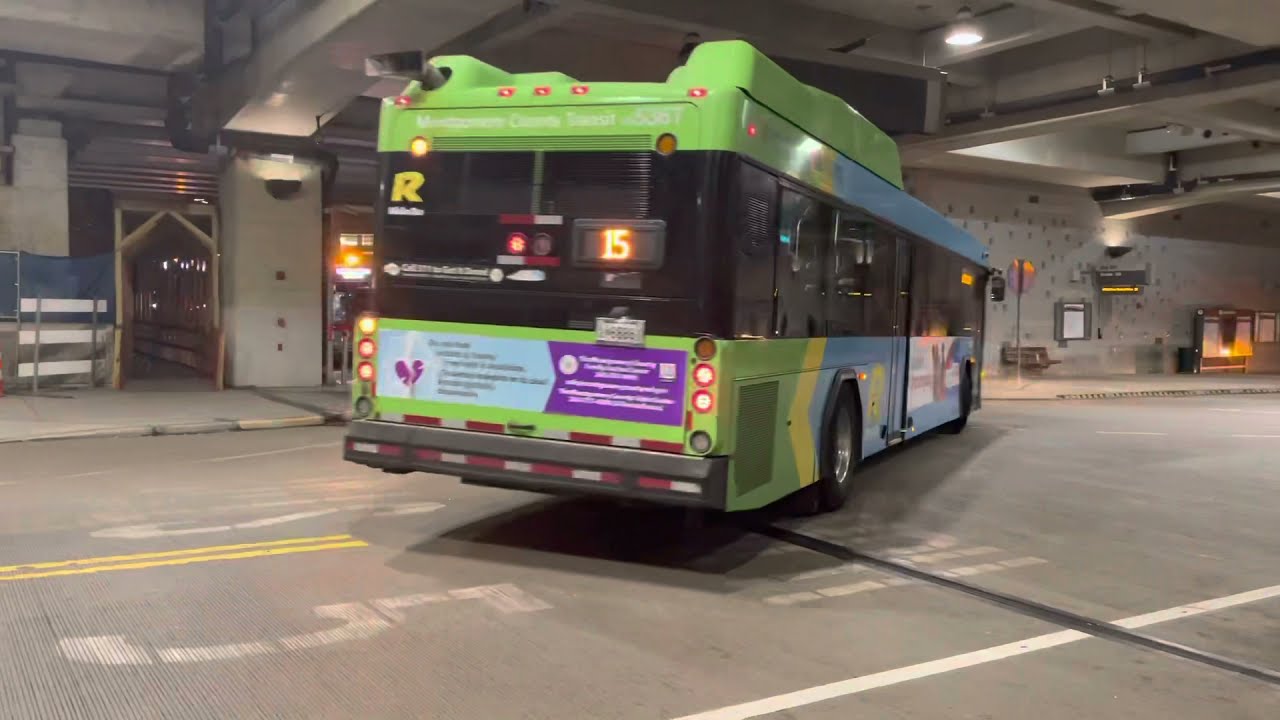 WMATA Metrobus & Montgomery County Transit Ride On Action at Silver Spring Station